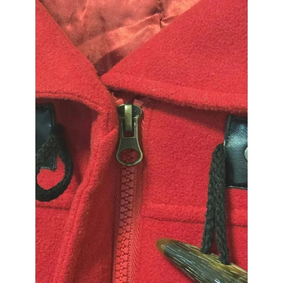 Women's Pink Envelope Coat,‎ Red, Size L - Picture 4 of 7